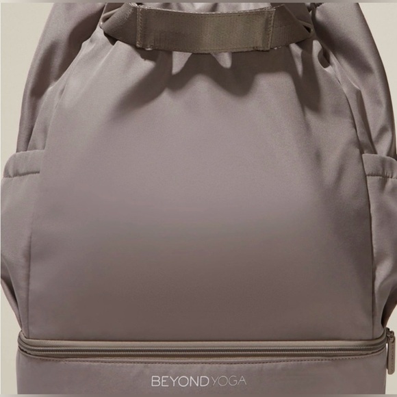 Beyond Yoga Gray Backpack